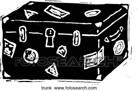 Clipart - Trunk. Fotosearch