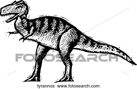 Tyrannosaurus View Large Clip Art Graphic Clip Art - Tyrannosaurus. Fotosearch