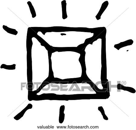 Clipart - Valuable Gem. Fotosearch