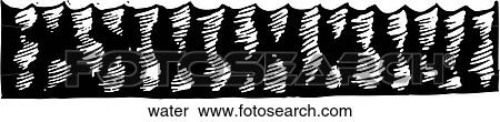 Water View Large Clip Art Graphic Clipart - Water. Fotosearch
