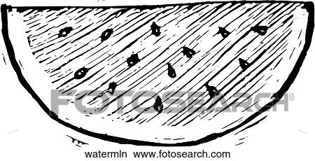 Clipart - Watermelon. Fotosearch
