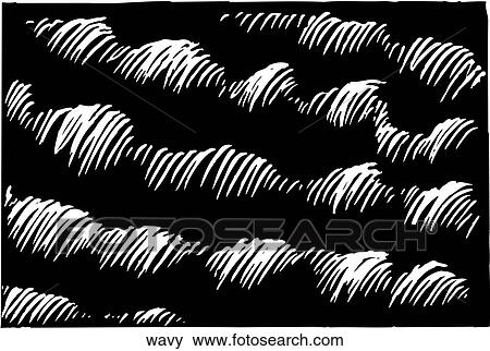 Clip Art - Wavy. Fotosearch