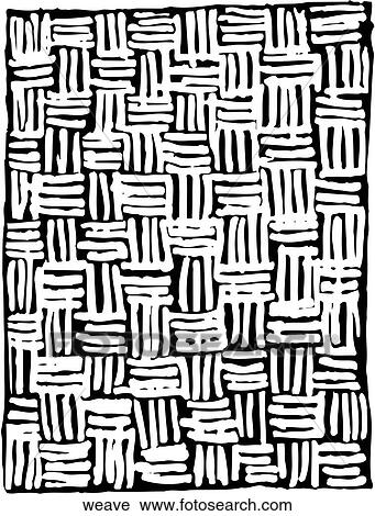 Clipart - Weave. Fotosearch