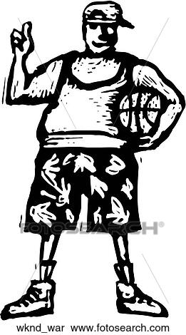 Weekend Warrior View Large Clip Art Graphic Clipart - Weekend Warrior. Fotosearch