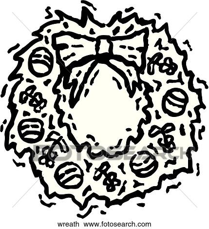 Clipart - Wreath. Fotosearch