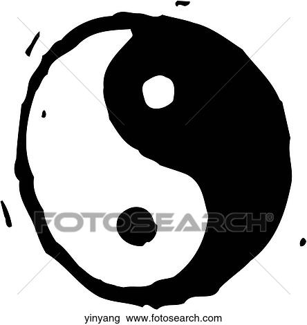 Clipart - Yin Yang. Fotosearch