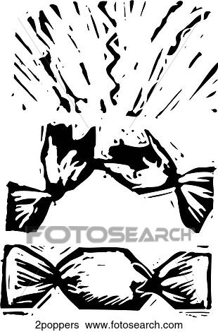 2 Poppers View Large Clip Art Graphic Clip Art - 2 Poppers. Fotosearch