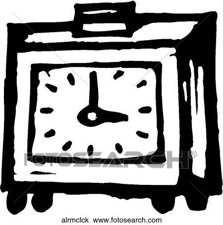 Alarm Clock View Large Clip Art Graphic Clipart - Alarm Clock. Fotosearch