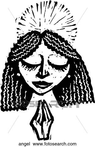 Angel View Large Clip Art Graphic Clipart - Angel. Fotosearch