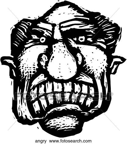 Clip Art - Angry. Fotosearch