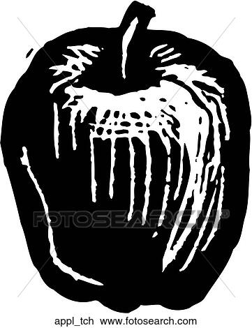 Apple for Teach View Large Clip Art Graphic Clipart - Apple for Teach. Fotosearch