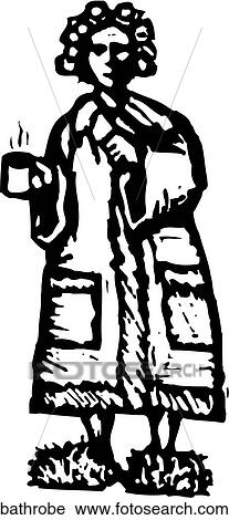 Clipart - Bathrobe. Fotosearch