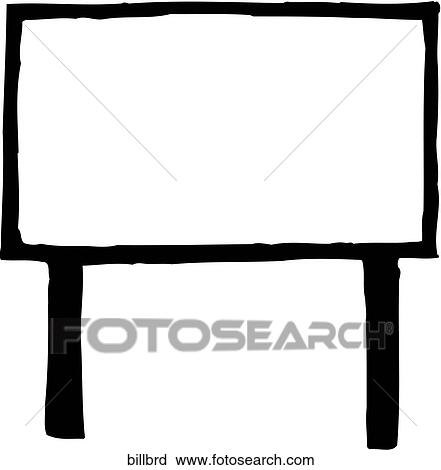 Clipart - Billboard. Fotosearch