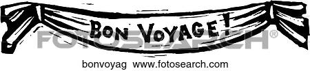 Clipart - Bon Voyage. Fotosearch
