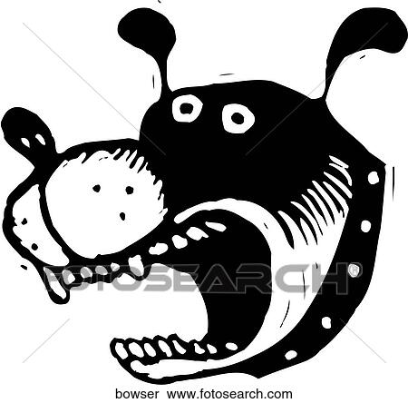 Bowser View Large Clip Art Graphic Clipart - Bowser. Fotosearch