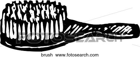 Clipart - Brush. Fotosearch