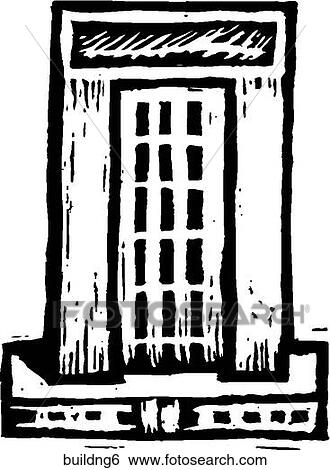 Building 6 View Large Clip Art Graphic Clip Art - Building 6. Fotosearch