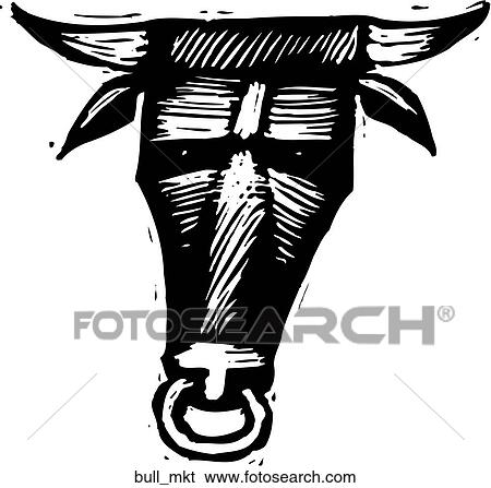 Bull Market View Large Clip Art Graphic Clip Art - Bull Market. Fotosearch