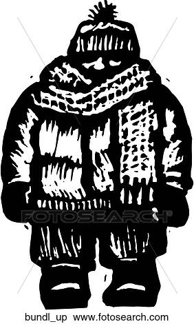 Bundle Up View Large Clip Art Graphic Clipart - Bundle Up. Fotosearch
