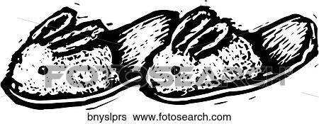 Bunny Slippers View Large Clip Art Graphic Clip Art - Bunny Slippers. Fotosearch