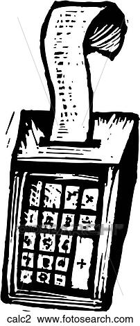 Calculator 2 View Large Clip Art Graphic Clipart - Calculator 2. Fotosearch