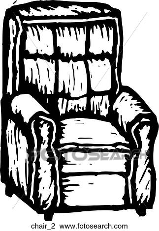 Chair 2 View Large Clip Art Graphic Clipart - Chair 2. Fotosearch