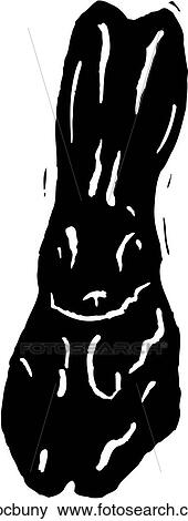 Chocolate Bunny View Large Clip Art Graphic Clip Art - Chocolate Bunny. Fotosearch