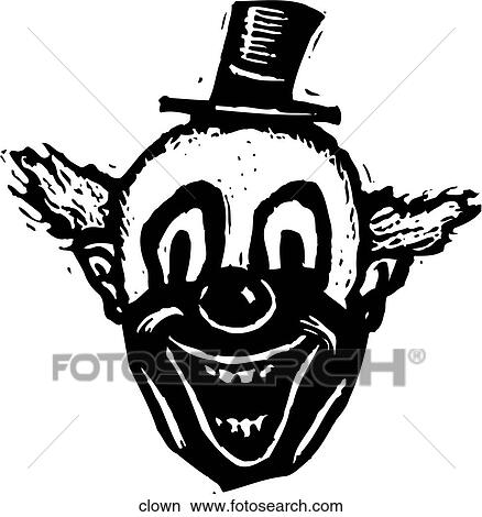 Clown View Large Clip Art Graphic Clipart - Clown. Fotosearch