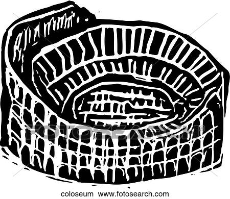 Clipart - Colosseum. Fotosearch