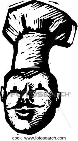 Clipart - Cook. Fotosearch
