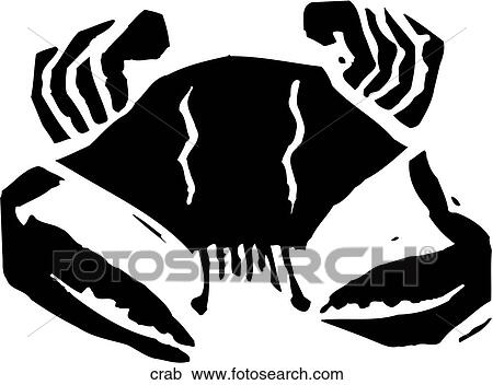 Crab View Large Clip Art Graphic Clipart - Crab. Fotosearch