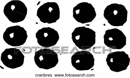 Clip Art - Cranberries. Fotosearch