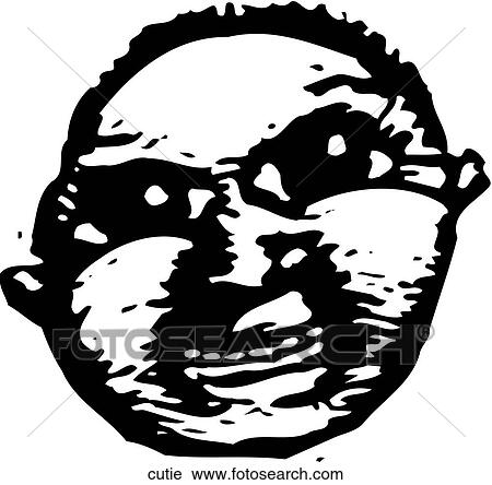 Cutie View Large Clip Art Graphic Clipart - Cutie. Fotosearch