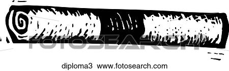 Diploma 3 View Large Clip Art Graphic Clipart - Diploma 3. Fotosearch