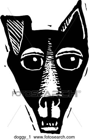 Doggy 1 View Large Clip Art Graphic Clipart - Doggy 1. Fotosearch