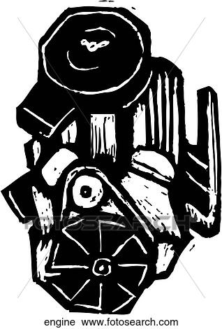 Clipart - Engine. Fotosearch