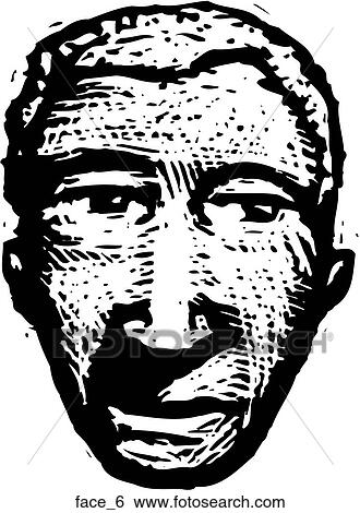 Clip Art - Face 6. Fotosearch