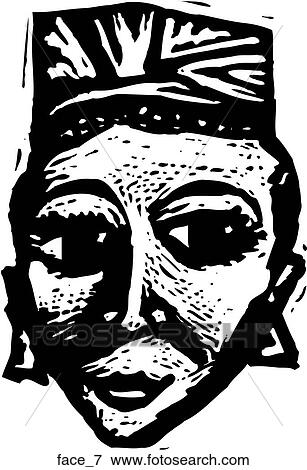 Clip Art - Face 7. Fotosearch