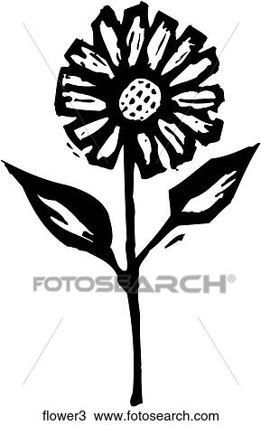 Flower 3 View Large Clip Art Graphic Clipart - Flower 3. Fotosearch