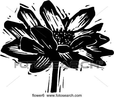 Flower 6 View Large Clip Art Graphic Clip Art - Flower 6. Fotosearch