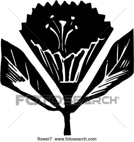 Flower 7 View Large Clip Art Graphic Clip Art - Flower 7. Fotosearch