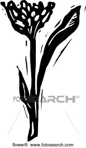 Clip Art - Flower 9. Fotosearch