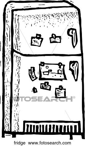 Clipart - Fridge. Fotosearch
