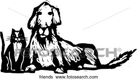 Clip Art - Friends. Fotosearch