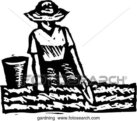Clipart - Gardening. Fotosearch
