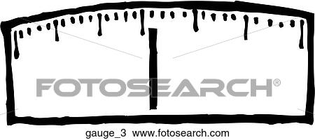Gauge 3 View Large Clip Art Graphic Clipart - Gauge 3. Fotosearch