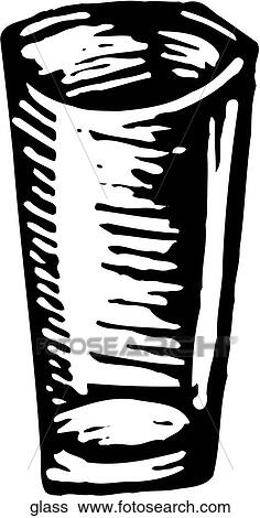 Glass View Large Clip Art Graphic Clip Art - Glass. Fotosearch