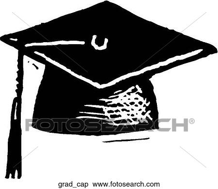 Clipart - Grad Cap. Fotosearch