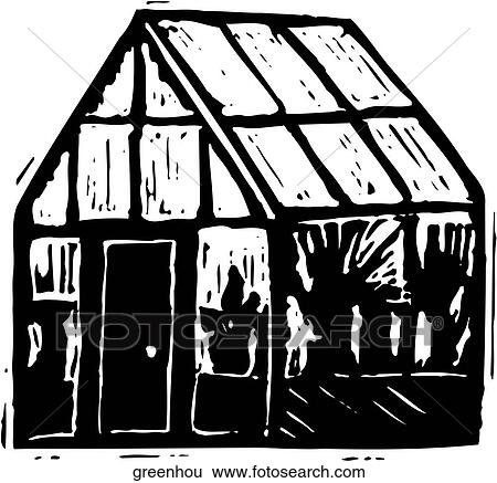 Clip Art - Greenhouse. Fotosearch