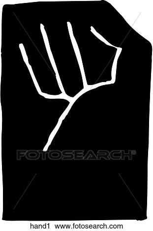 Clipart - Hand 1. Fotosearch
